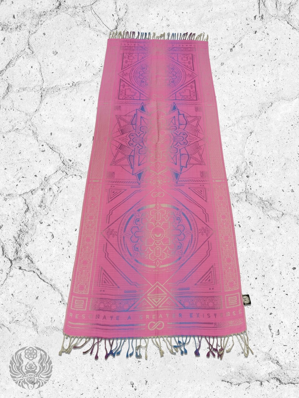 PINK AMETHYST DHARMA ✦ Festival Shawl