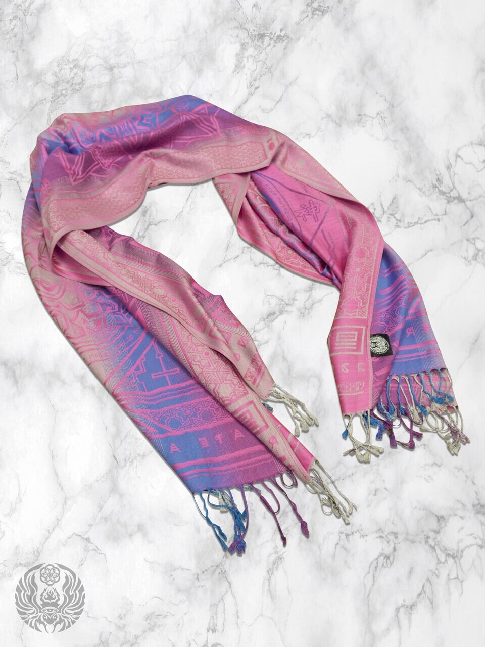 PINK AMETHYST DHARMA ✦ Festival Shawl