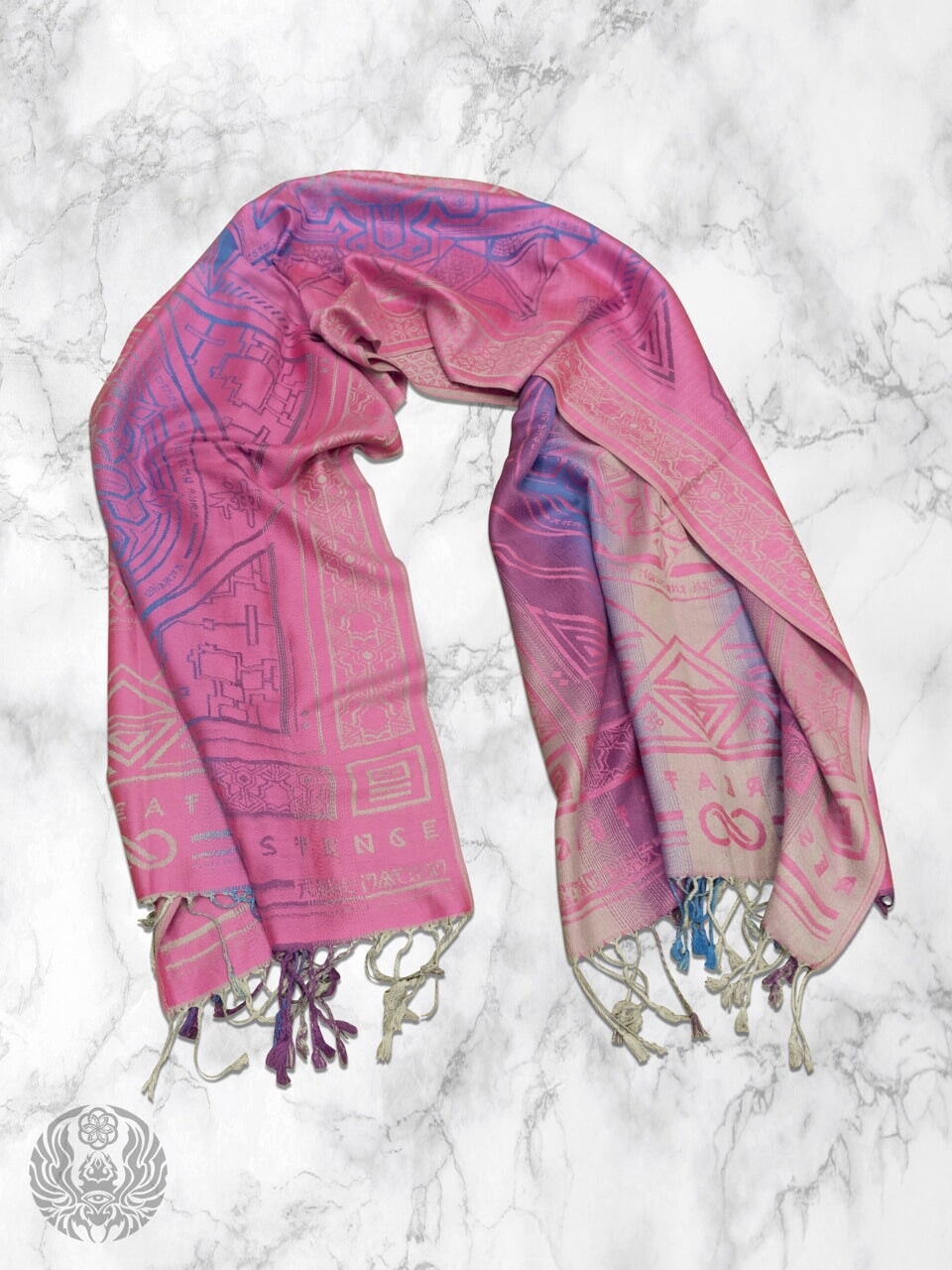 PINK AMETHYST DHARMA ✦ Festival Shawl