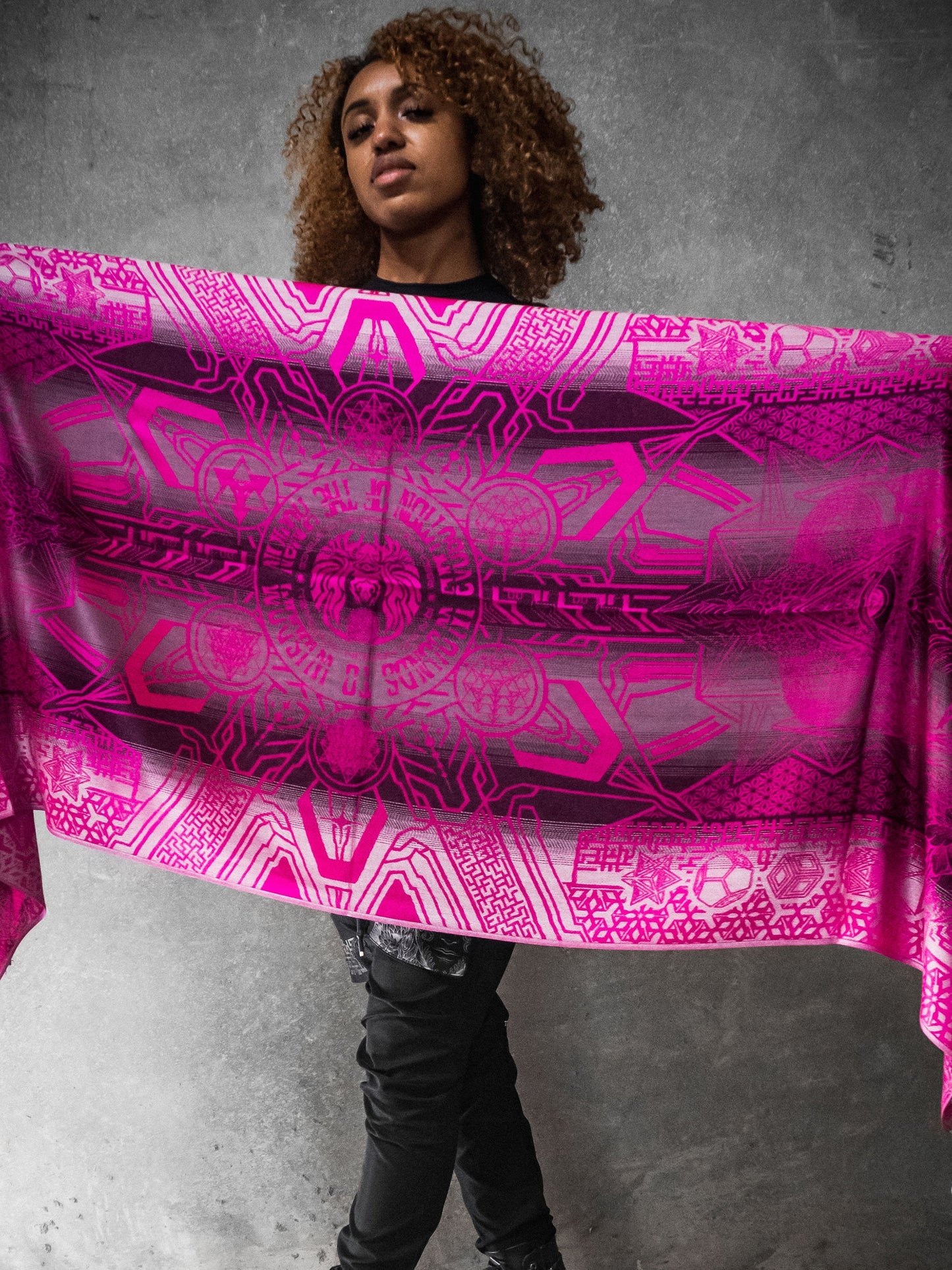 WOUNDS TO WISDOM ✦ Pink Gradient Festival Shawl