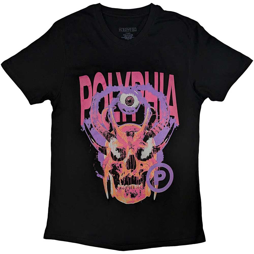 Polyphia Skull Circle P Black