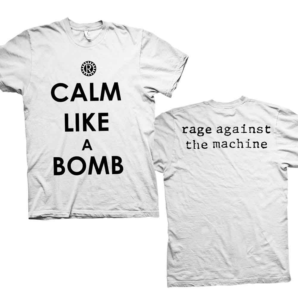 Rage Against The Machine Calm Like A Bomb White