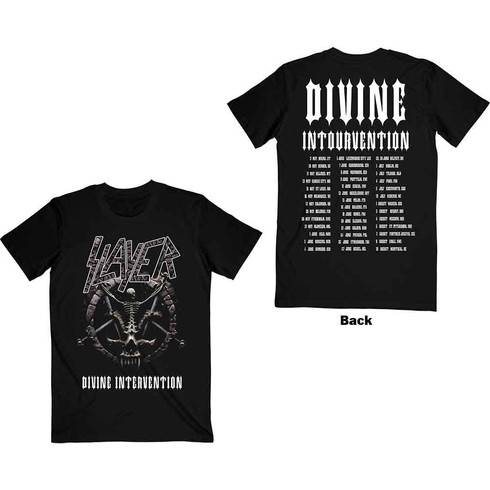SLAYER Divine Intervention 2014 Dates Black