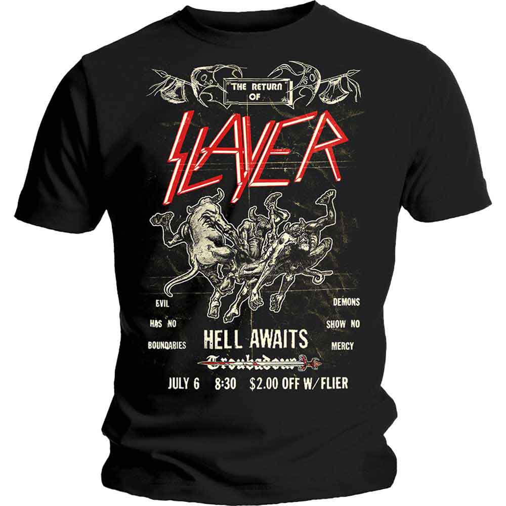 SLAYER Vintage Flyer Black