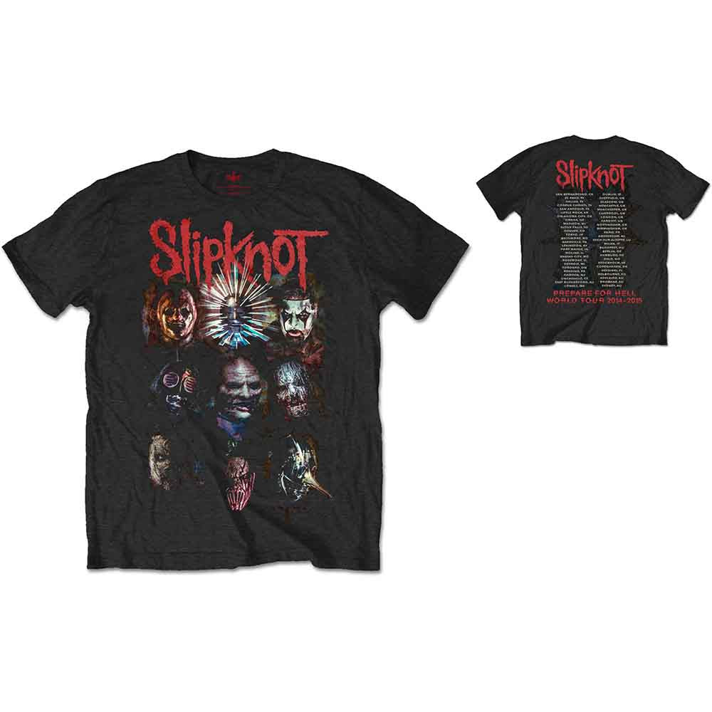 Slipknot Prepare for Hell 2014-2015 Tour Black