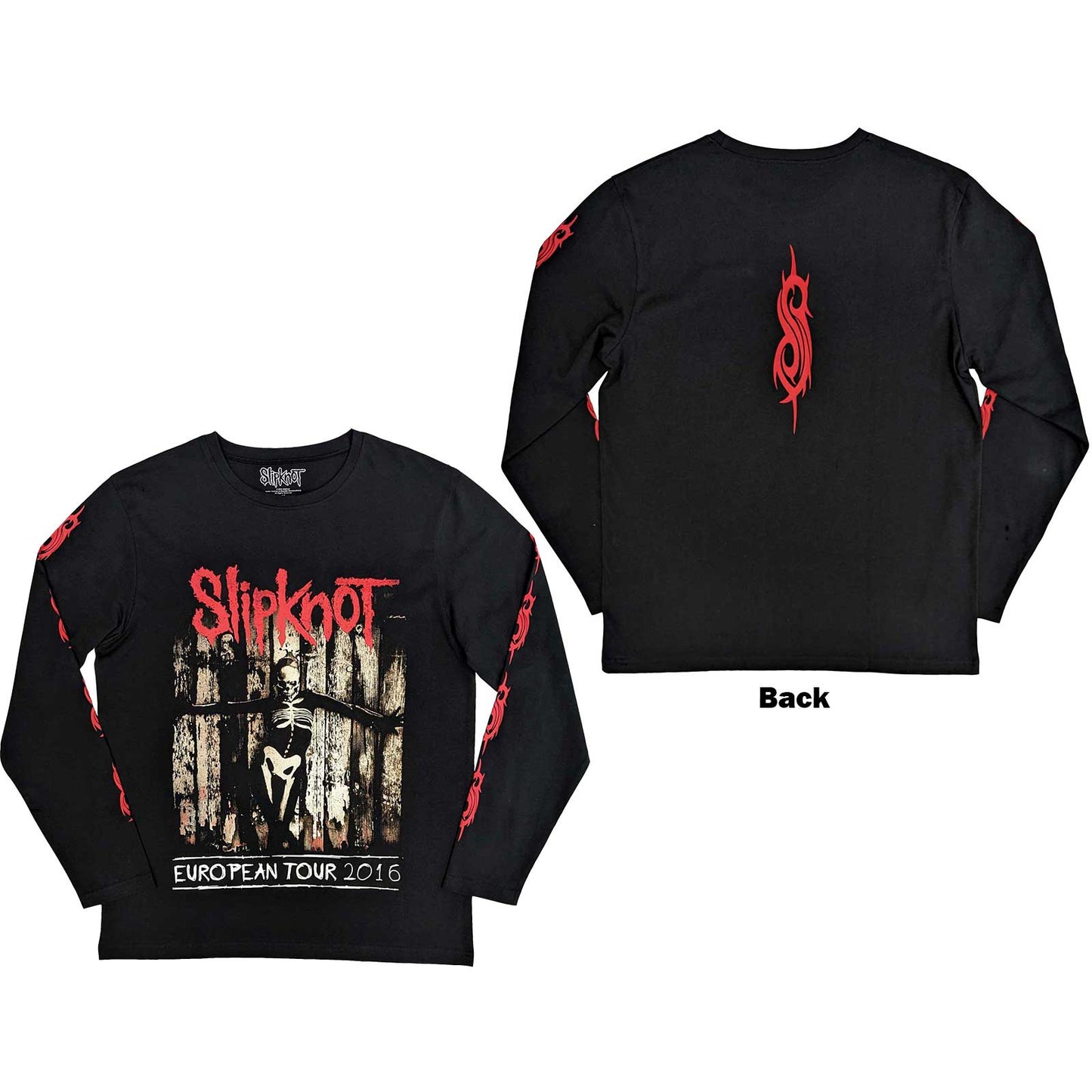 Slipknot Skeleton Flag Black