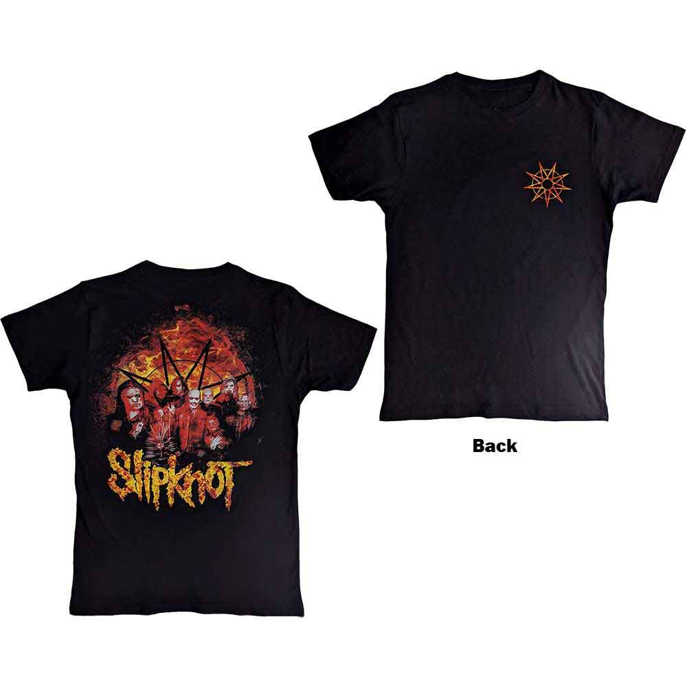 Slipknot The End So Far Flame Logo Black