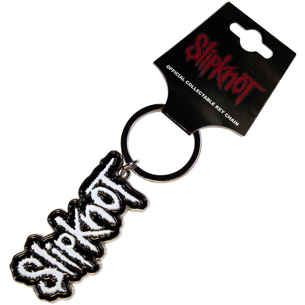Slipknot White Logo Black Border