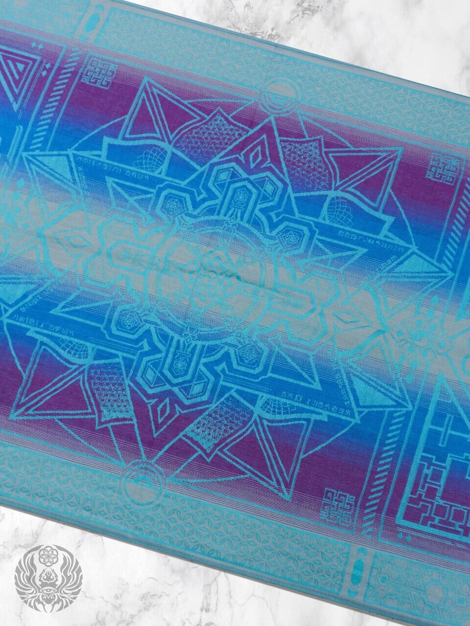 DHARMA AMETHYST ✦ Teal Festival Shawl