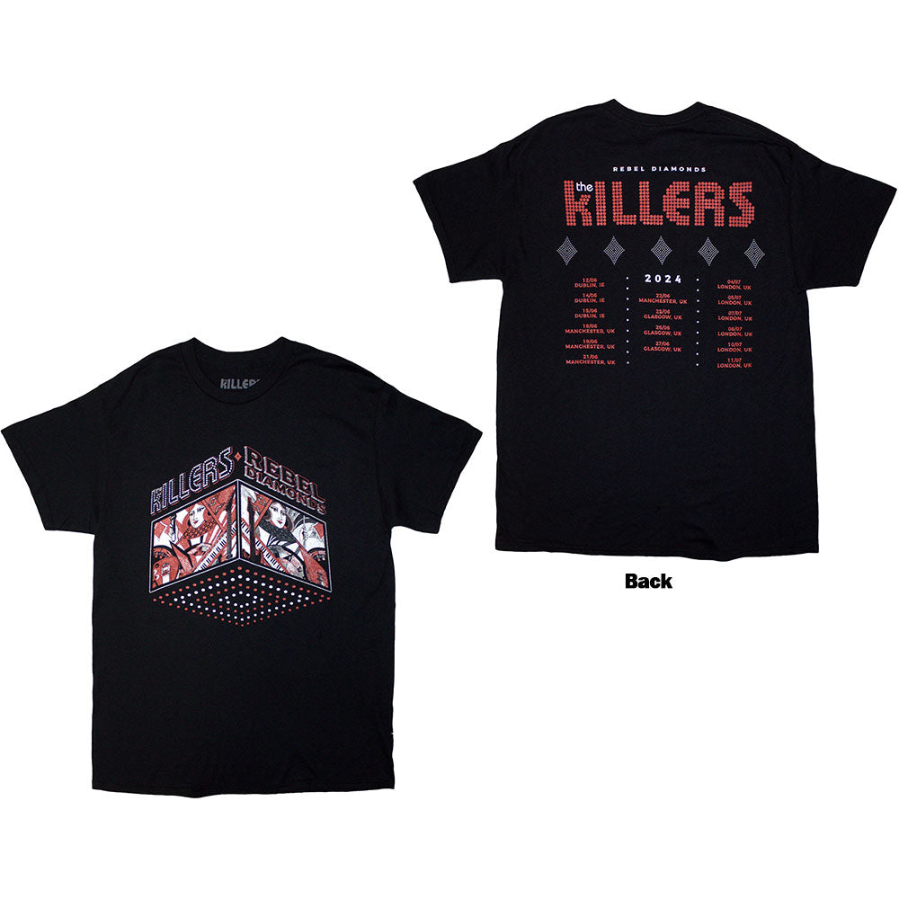 The Killers Tour '24 Rebel Diamonds Black