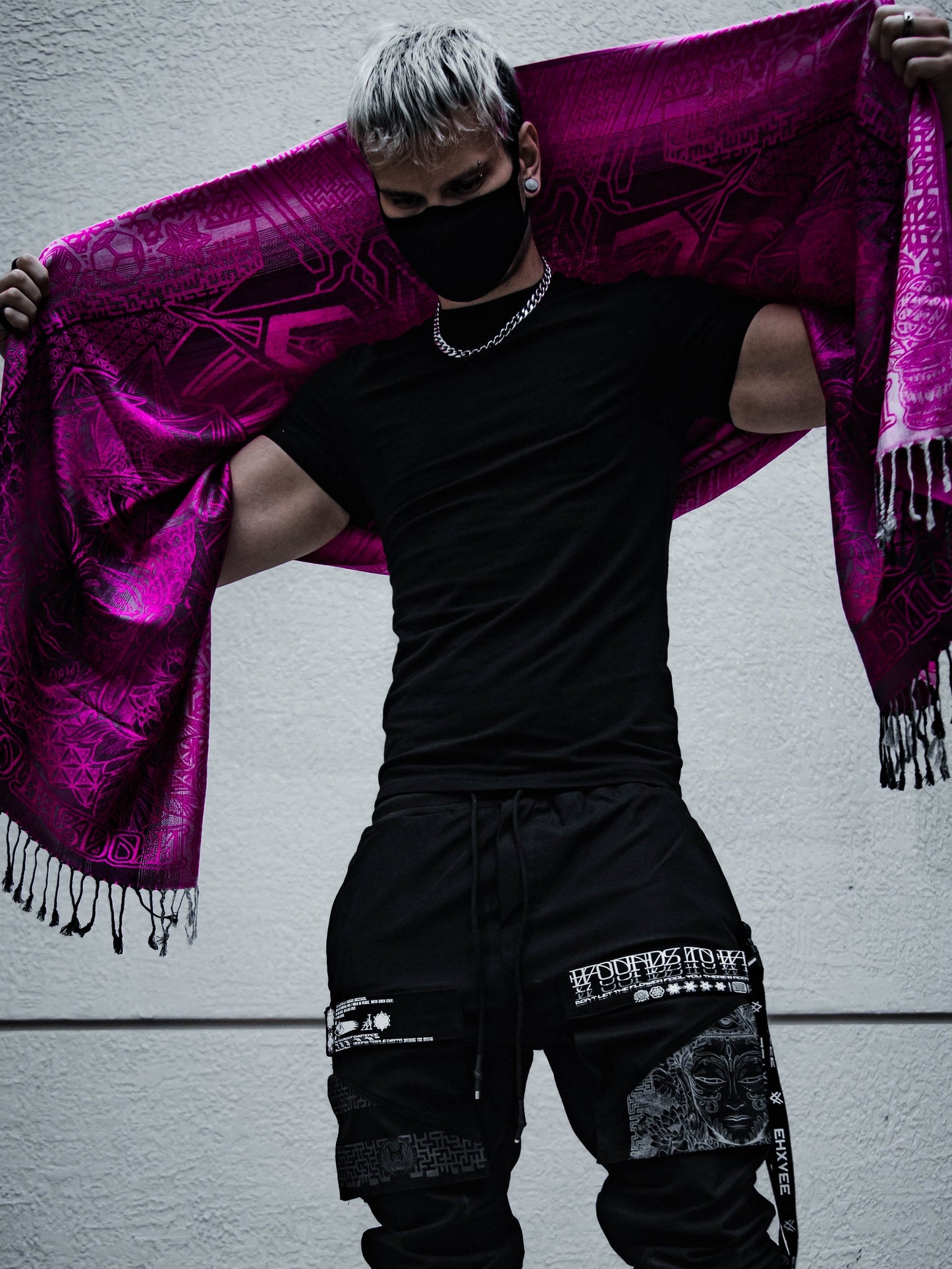 WOUNDS TO WISDOM ✦ Pink Gradient Festival Shawl