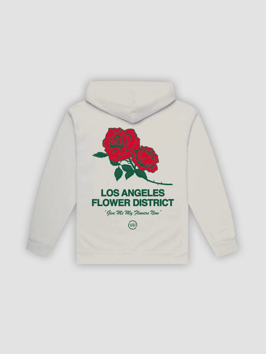 Flower District Hoodie - Cream